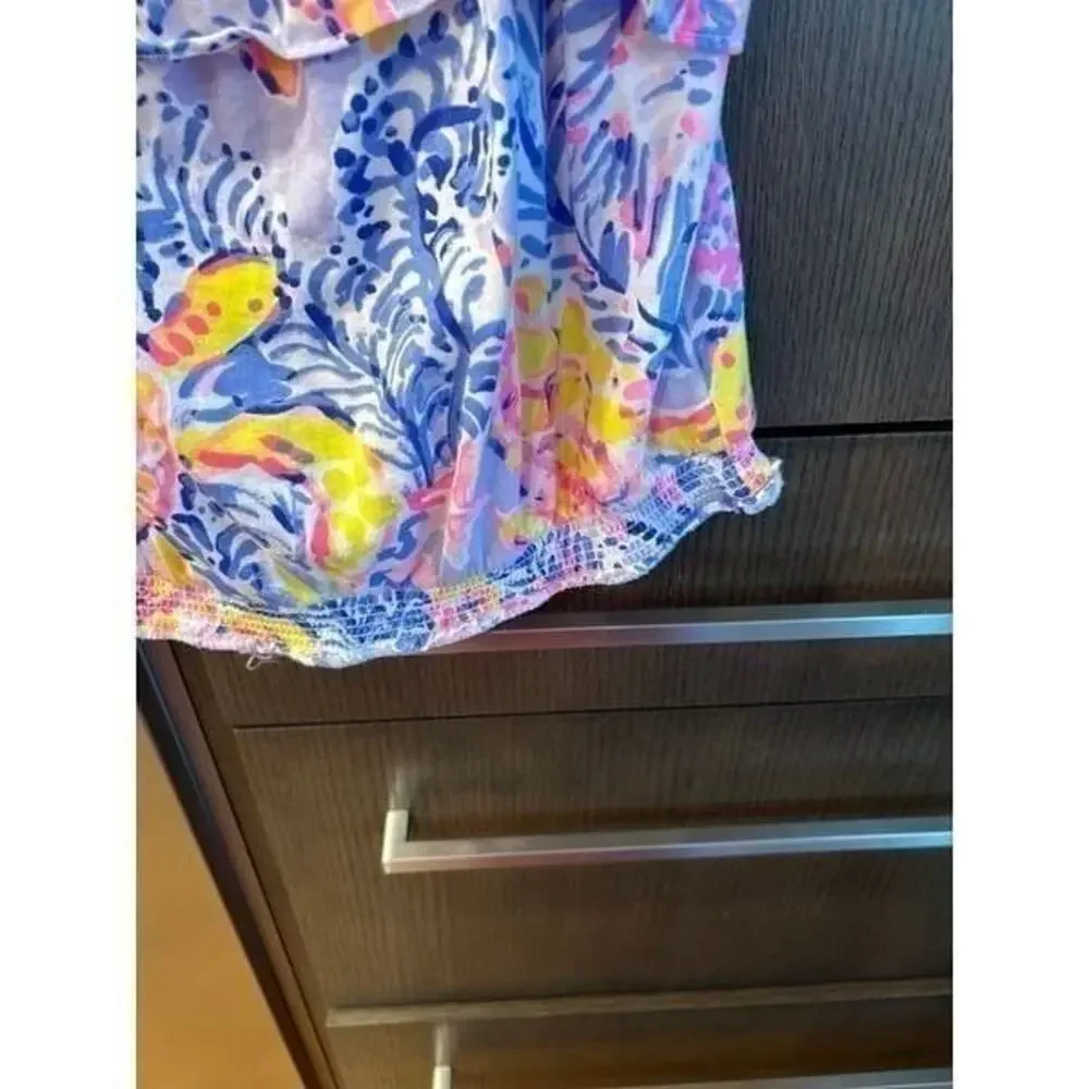 Lilly Pulitzer girl XL adjustable‎ tank top Floral